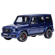 2019 Mercedes-Benz AMG G63 Brilliant Blue Metallic 1/18 Model Car by Autoart