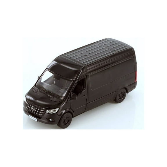2019 Mercedes-Benz Spinter Van, Black - Kinsmart 5426D - 1/48 scale Diecast Model Toy Car