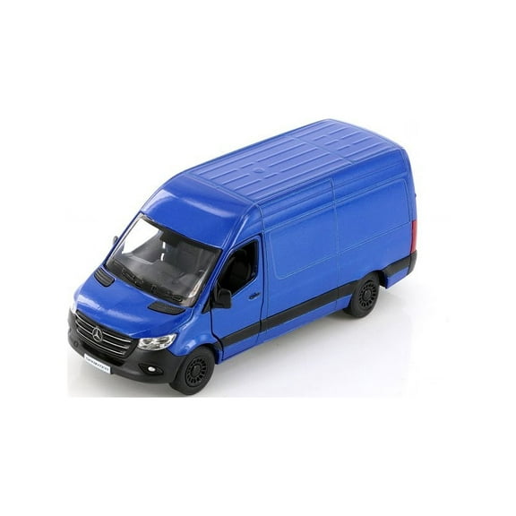 2019 Mercedes-Benz Spinter Van, Blue - Kinsmart 5426D - 1/48 scale Diecast Model Toy Car