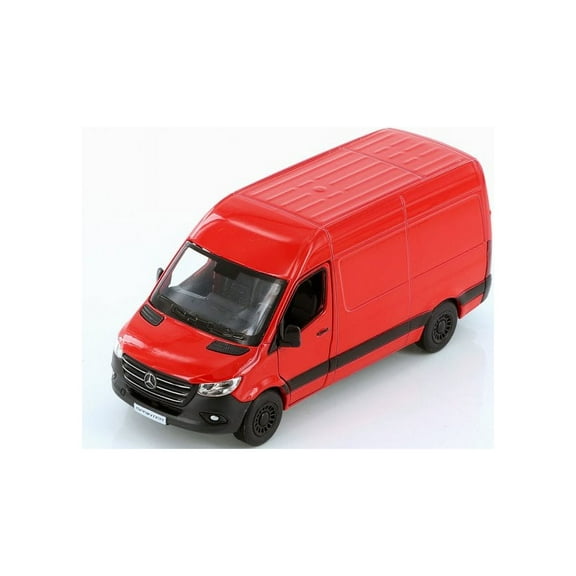 2019 Mercedes-Benz Spinter Van, Red - Kinsmart 5426D - 1/48 scale Diecast Model Toy Car