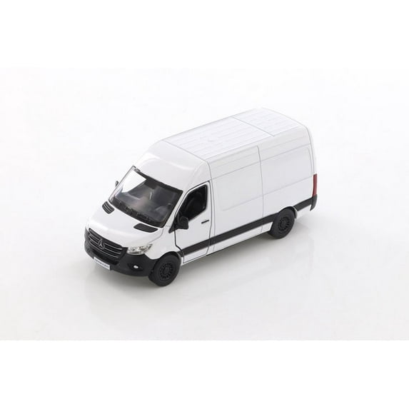 2019 Mercedes-Benz Spinter Van, White - Kinsmart 5426D - 1/48 scale Diecast Model Toy Car
