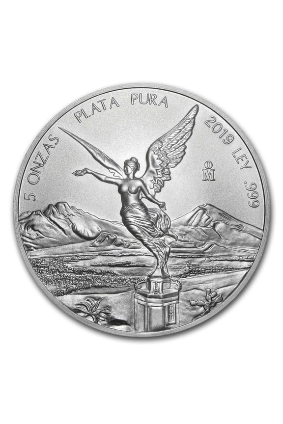 2019 Mexico 5 oz Silver Libertad BU