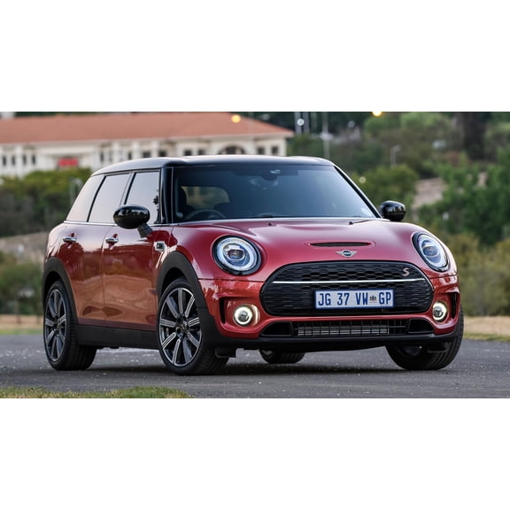 2019 Mini Cooper S Clubman ZA Car - 24x36 Inch Laminated Poster - Stunning Detail and Bold Colors