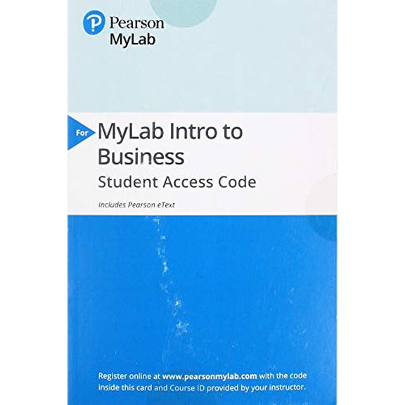 Pre-Owned 2019 Mylab Intro to Business With Pearson Etext Access Card for Business Essentials Paperback