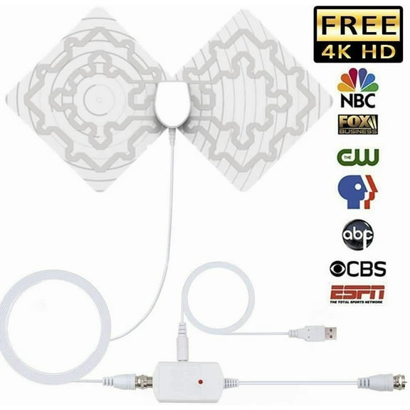2019 Newest Digital TV Antenna for Indoor-HDTV Antenna with Amplifier Signal Booster