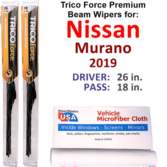 2019 Nissan Murano Performance Beam Wipers (Set of 2)