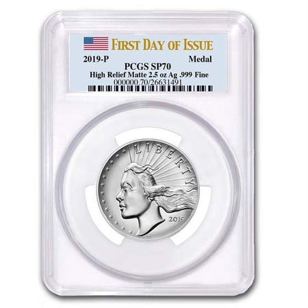 2019-P 2.5 oz Silver American Liberty SP-70 Matte PCGS (FDI)