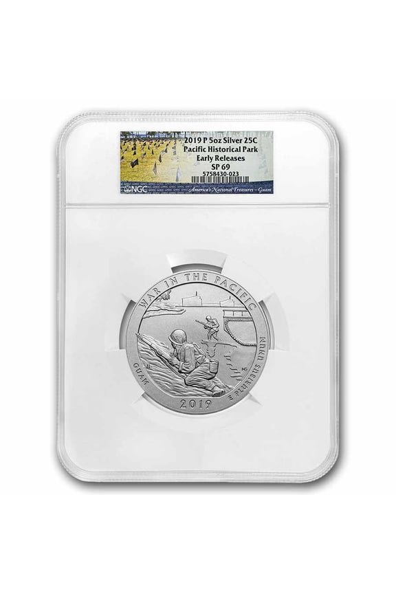 2019-P 5 oz Silver ATB War in the Pacific SP-69 NGC (ER/FR)