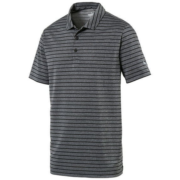 2019 PUMA ROTATION STRIPE POLO PUMA BLACK - XL