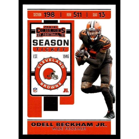 2019 Panini Contenders Odell Beckham Jr #20 Cleveland Browns Football Card NM/MT