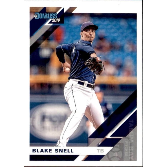 2019 Panini Donruss Base #181 Blake Snell Tampa Bay Rays Baseball Card
