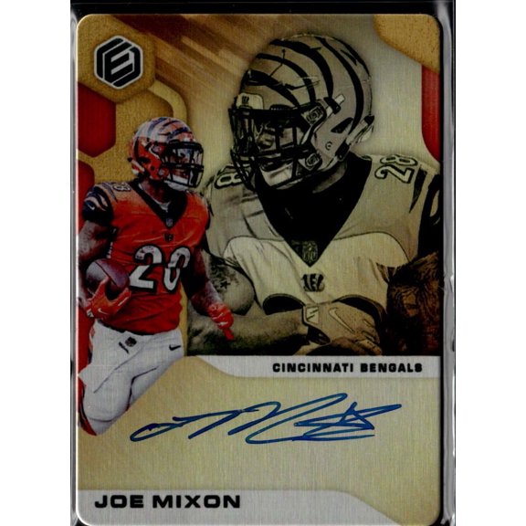 2019 Panini Elements Joe Mixon #SS-JM Cincinnati Bengals NFL Autographed Football Trading Card