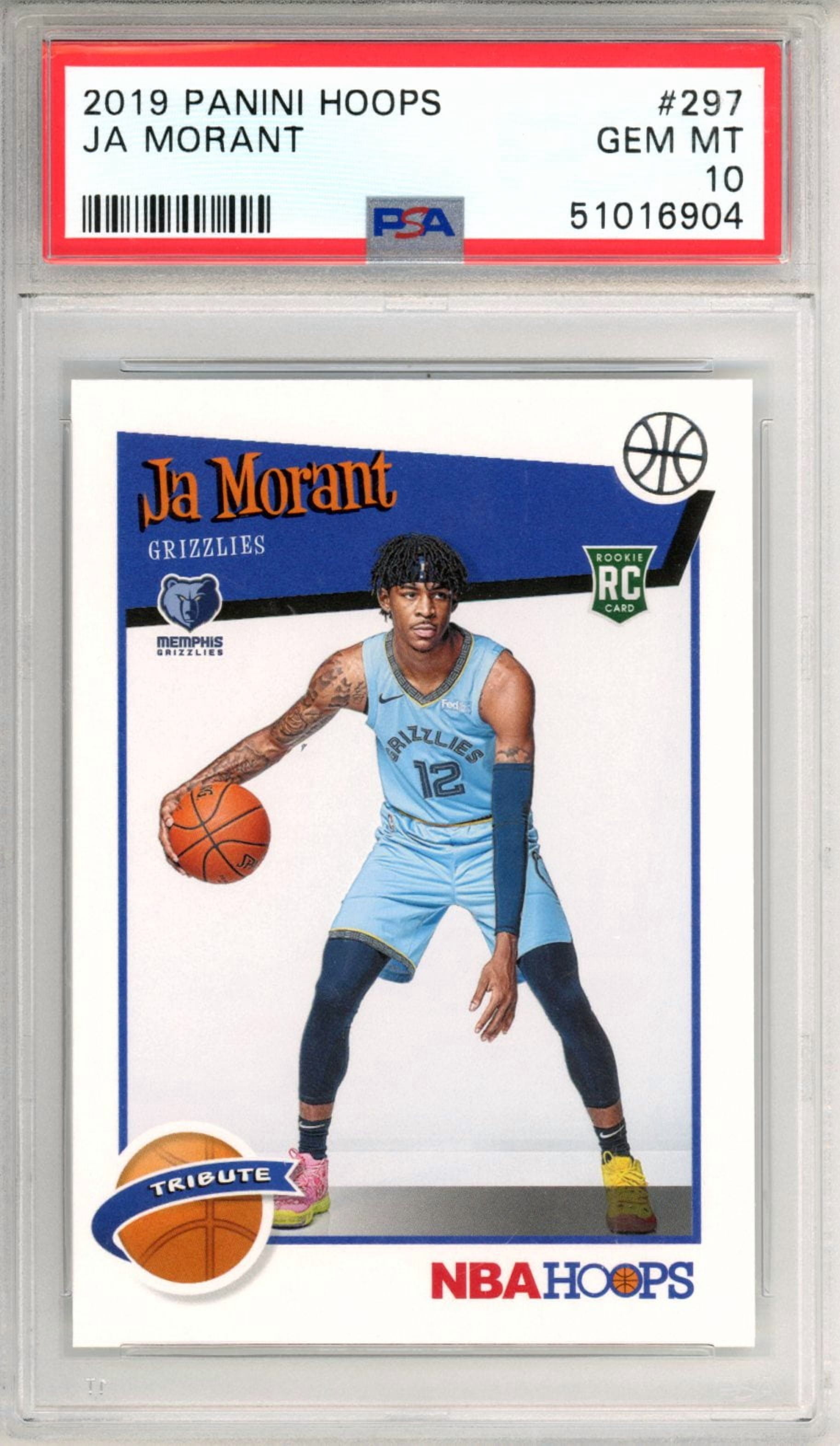 2019-20 Panini Select Ja Morant Rookie PSA 10