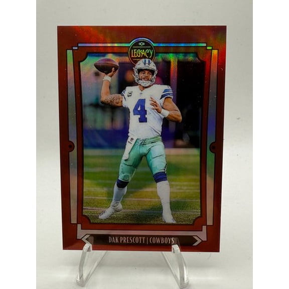 2019 Panini Legacy Dak Prescott Premium Edition Ruby PSA 8
