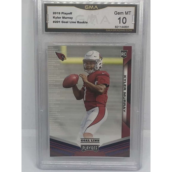 2019 Panini Playoff Goal Line Rookie Kyler Murray Arizona Cardinals GMA 10 Panini Trading Card