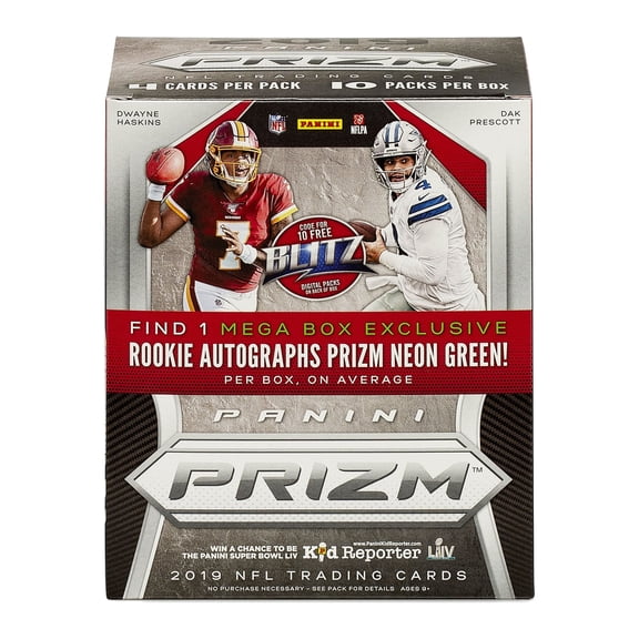 2019 Panini Prizm Football Mega Box- 40 Cards