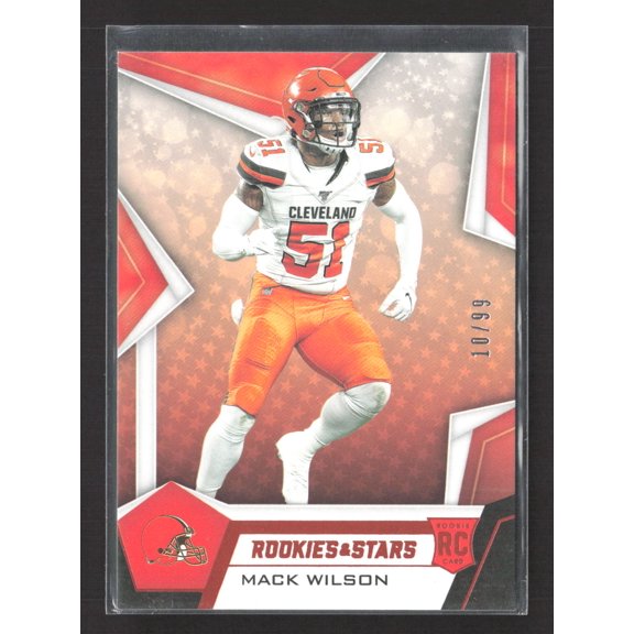 2019 Panini Rookies & Stars Mack Wilson #172 Red /99 RC