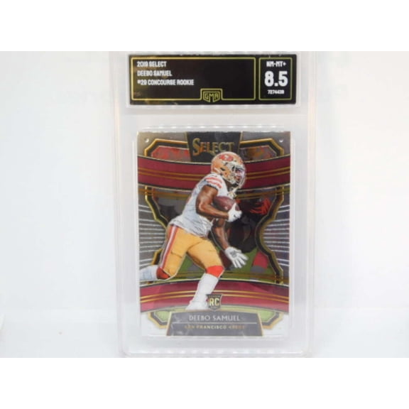 2019 Panini Select Concourse Rookie RC #29 Deebo Samuel San Francisco 49ers GMA 8.5 NM-MT+