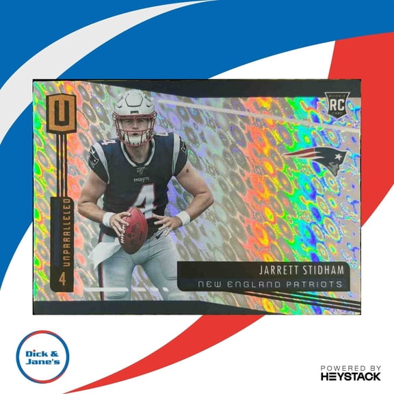 2019 Panini Unparalleled Jarrett Stidham Flight #220 RC New England Patriots