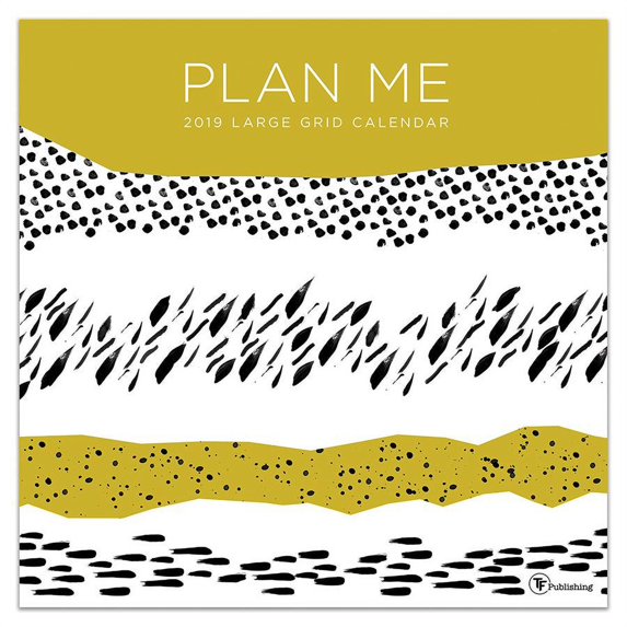 2019 Plan Me 12" x 12" January 2019-December 2019 Wall Calendar