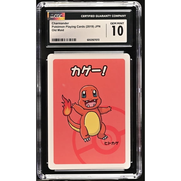2019 Pokemon Playing Cards Old Maid Charmander CGC 10
