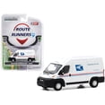 thumbnail image 1 of 2019 RAM ProMaster 2500 Cargo High Roof Van "United States Postal Service" (USPS) White "Route Runners" Series 1 1/64 Diecast Model by Greenlight, 1 of 2