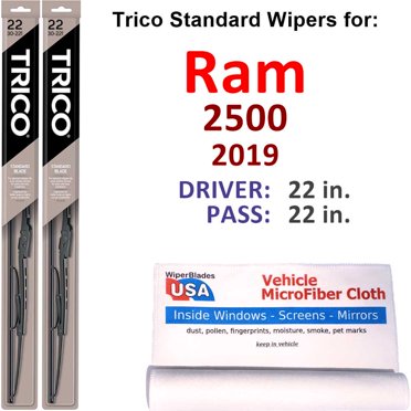 BOSCH DC Wiper Blades Set For RAM 1500/2500/3500 (2012-2022) – Front Left & Right
