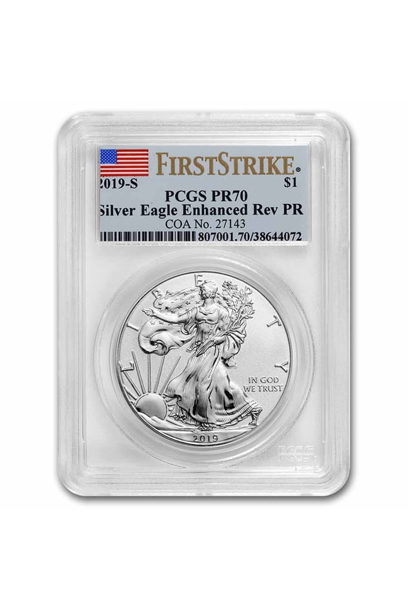 2019-S Enhanced Reverse Proof Silver Eagle PR-70 PCGS (FS)