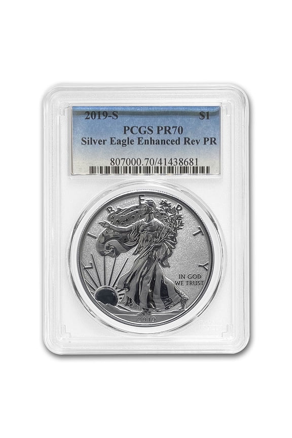 2019-S Enhanced Reverse Proof Silver Eagle PR-70 PCGS