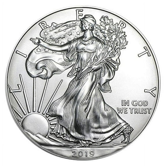 2019 Silver American Eagle - 1 Troy Oz, .999 Pure
