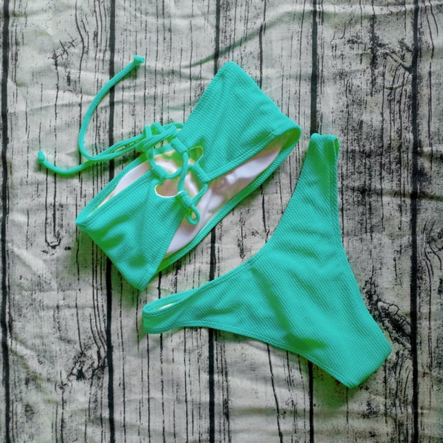 2019 Solid Bikini Brazillian Swimsuit Women Bikini Set Sexy Off ...