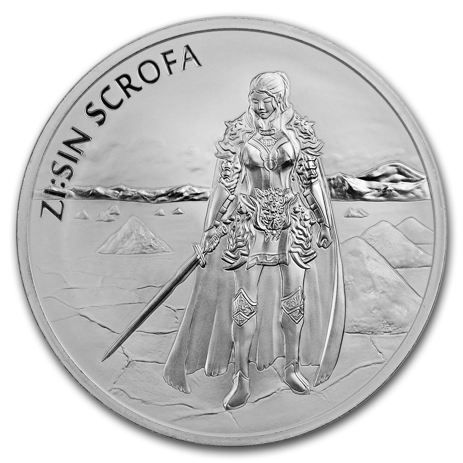 KOMSCO 2019 South Korea 1 oz Silver ZI:SIN Scrofa BU