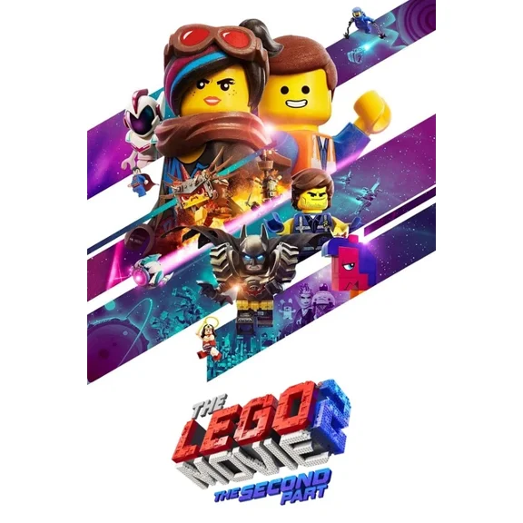 2019 The Lego Movie 2 The Second Part Movie Poster Emmet Batman UNFRAMED PAPER POSTER, Home Decor