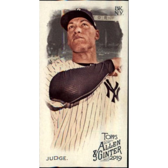 2019 Topps Allen and Ginter Mini A/G Back #200 Aaron Judge New York Yankees MLB Baseball Trading Card