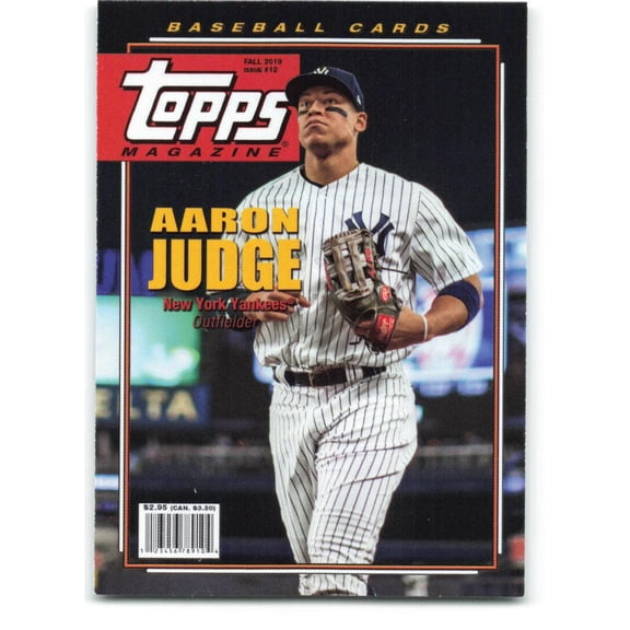 2019 Topps Archives Magazine #TM-20 Aaron Judge New York Yankees  MLB Baseball Trading Card