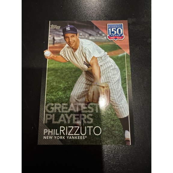 2019 Topps Black Insert Baseball Card Phil Rizzuto New York Yankees Near Mint
