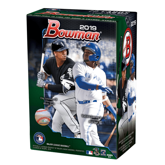 2019 Topps Bowman Baseball Blaster Box- 6ct with Chrome Parallel Inserts | 1989 30th Anniversary inserts | MLB Licensed Trading Cards
