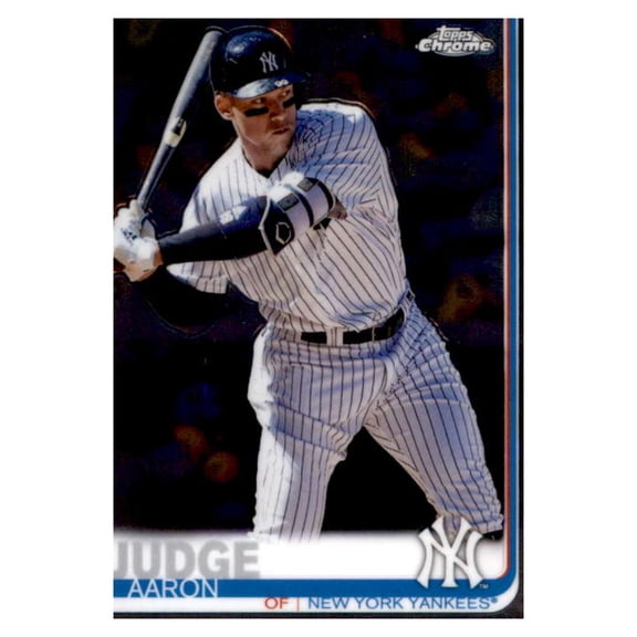 2019 Topps Chrome #100 Aaron Judge New York Yankees MLB Baseball Trading Card
