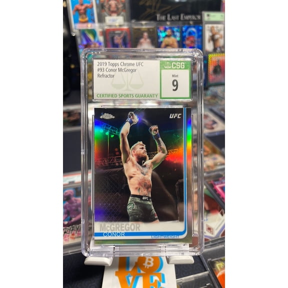 2019 Topps Chrome UFC Conor McGregor #93 Refractor