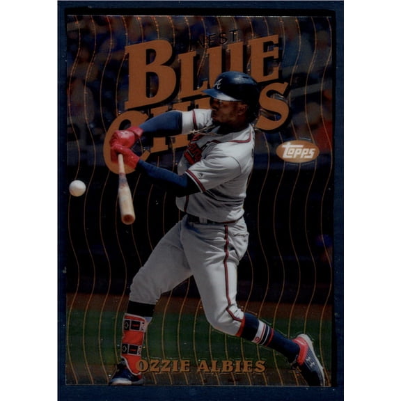 2019 Topps Finest Blue Chips Refractors #FBC-OA Ozzie Albies NM-MT Atlanta Braves Baseball