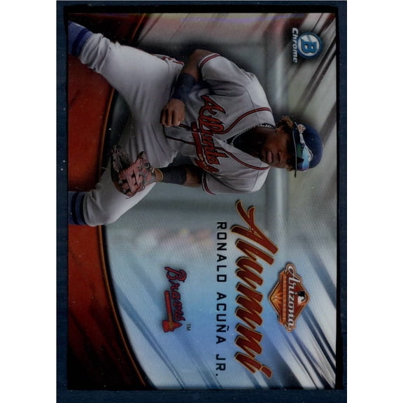 2019 Topps Finest Blue Chips Refractors #FBC-RAJ Ronald Acuna Jr. NM-MT Atlanta Braves Baseball