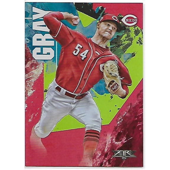 2019 Topps Fire Flame Flame #161 Sonny Gray NM-MT Cincinnati Reds Baseball Card Cincinnati Reds MLB Baseball Trading Card