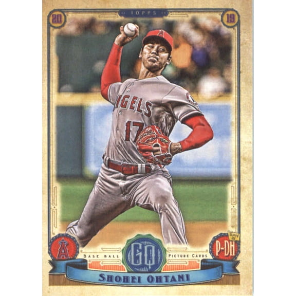 2019 Topps Gypsy Queen #55 Shohei Ohtani Los Angeles Angels MLB Baseball Trading Card