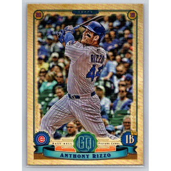 2019 Topps Gypsy Queen Anthony Rizzo #32 Chicago Cubs Baseball Card Chicago Cubs MLB BASEBALL Trading Card