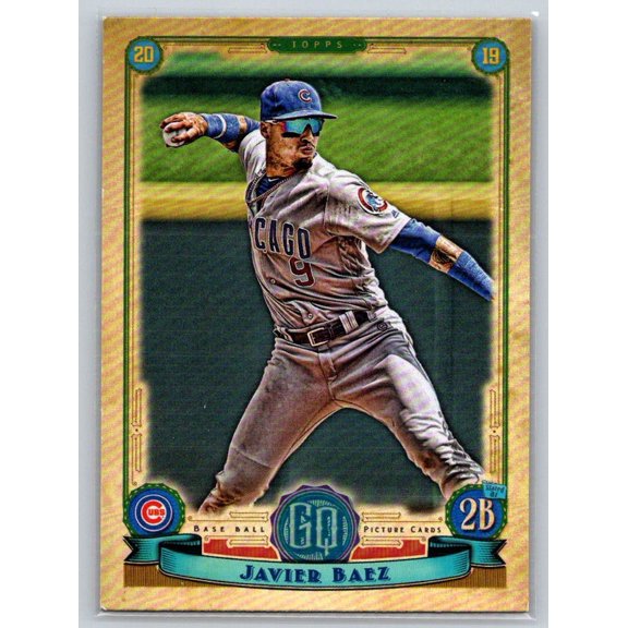 2019 Topps Gypsy Queen Javier Baez #155 Chicago Cubs Baseball Card