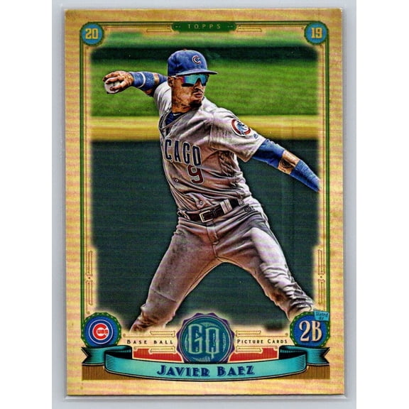 2019 Topps Gypsy Queen Javier Baez #155 Chicago Cubs Baseball Card