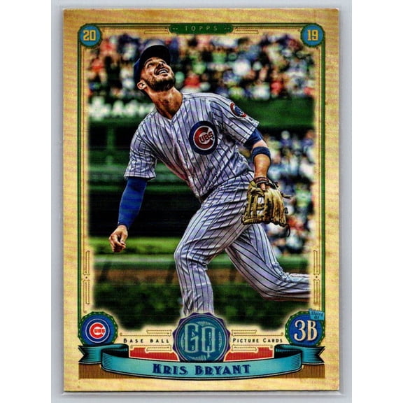 2019 Topps Gypsy Queen Kris Bryant No. 100 Chicago Cubs Baseball Card Chicago Cubs MLB BASEBALL Trading Card