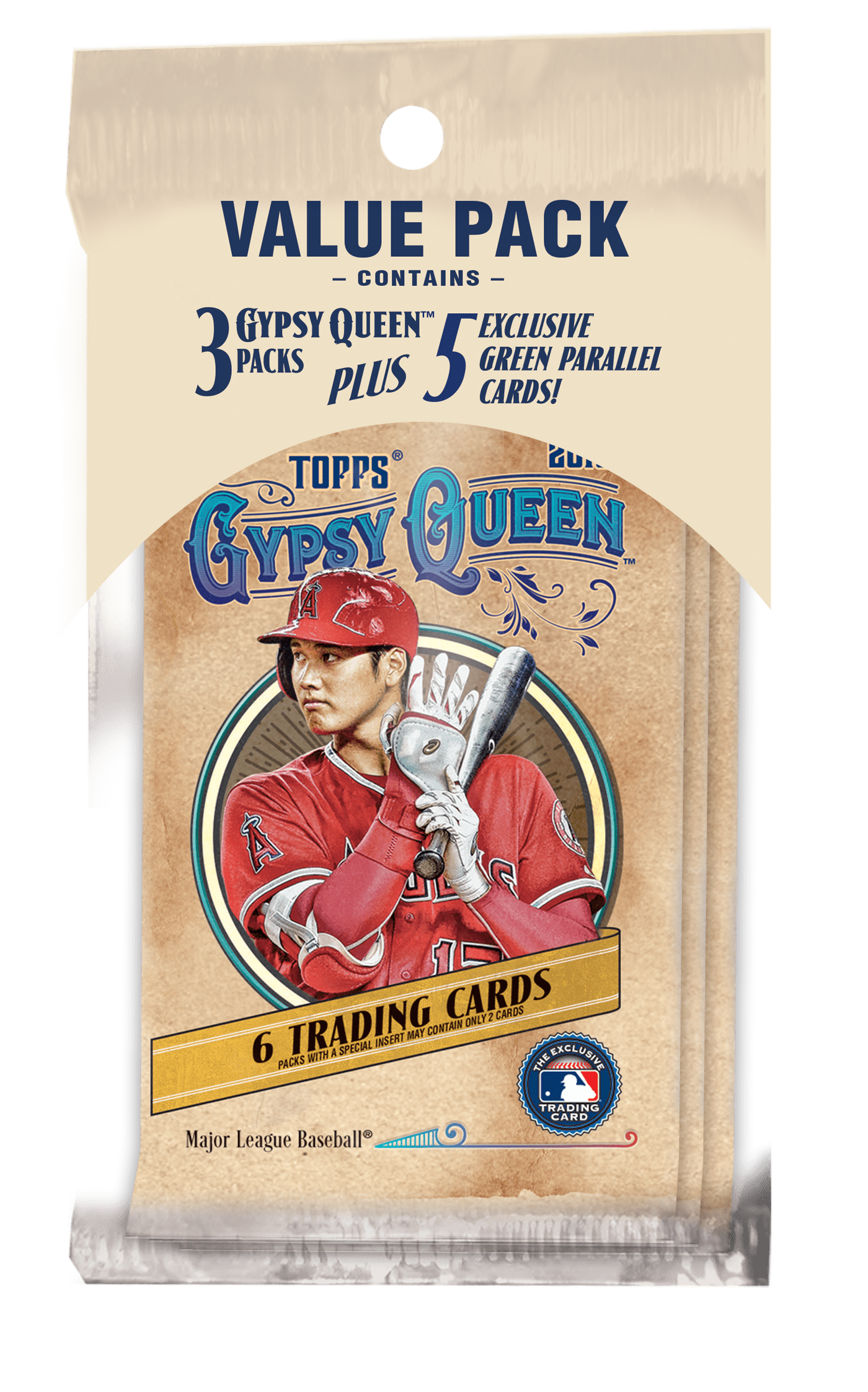 2019 Topps Gypsy Queen MLB Baseball Value Pack- 3 six-card