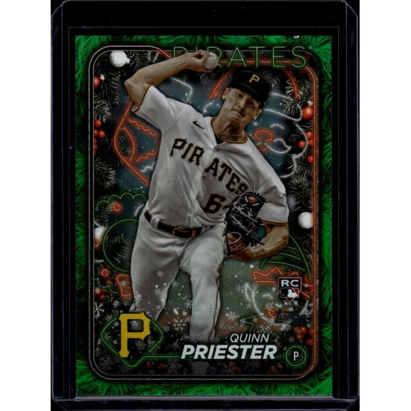 2019 Topps Holiday Quinn Priester H145 RC Baseball Card Pittsburgh Pirates