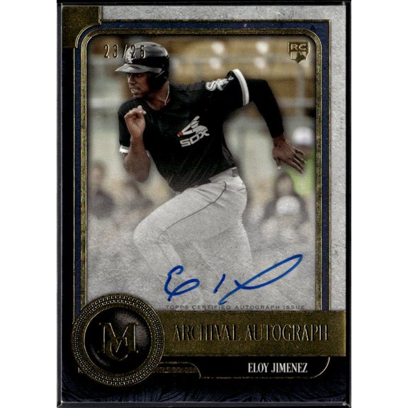 2019 Topps Museum Collection Eloy Jimenez #AA-EJ /25 RC